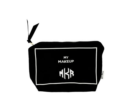 SALES BIN - My Makeup Pouch, Coated Lining, Black Fashion