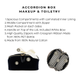 Accordion Box Makeup & Toiletry, Black Online now