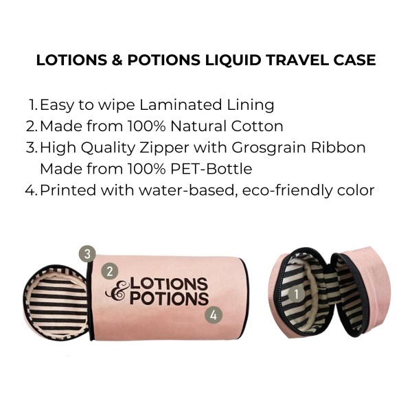 Lotions & Potions, Liquid Travel Case, Pink Blush Online