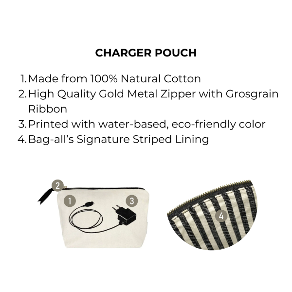 Charger Pouch, Cream Online