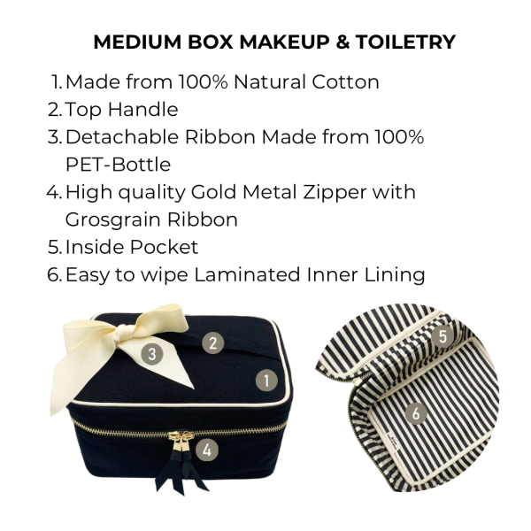 Medium Box Makeup & Toiletry, Black Online Hot Sale