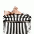 Medium Box Makeup & Toiletry, Striped For Discount