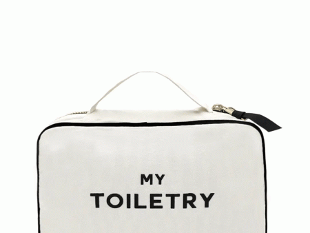 Folding Hanging Toiletry Case, Cream Sale