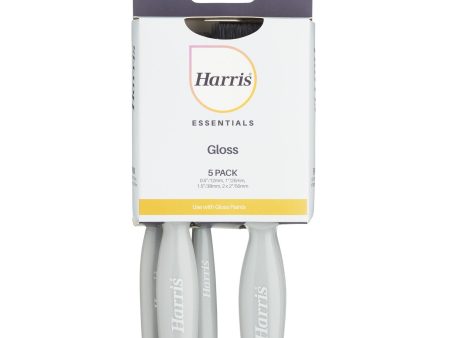 Harris Essentials Woodwork Gloss Paint Brush 5 Pack Online Hot Sale