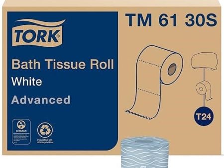 Tork TM6130S Advanced Bath Tissue Roll, 2-Ply | Denson CFE Discount