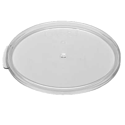 Cambro RFSCWC1135 Clear Camwear Polycarbonate Round Lid, NSF | Denson CFE Online now