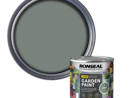 Ronseal Garden Paint - Willow 250ml For Sale