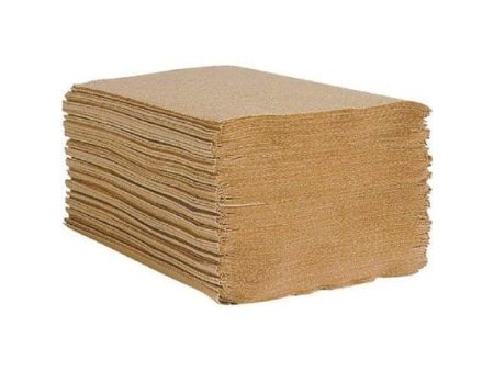 DuraPlus 57760362 Single Fold Paper Towel, Kraft, 16 Packs Case, 250 Sheets Pack, Made in Canada | Denson CFE Online Sale