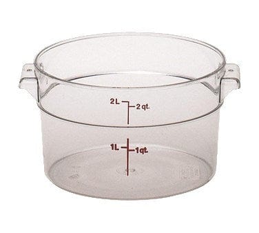 Cambro RFSCW2135 Camwear 2 Qt Round Food Storage Container | Denson CFE Online Hot Sale