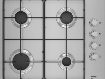 Beko CIHYG21SX 61cm Gas Hob - Stainless Steel Online Hot Sale