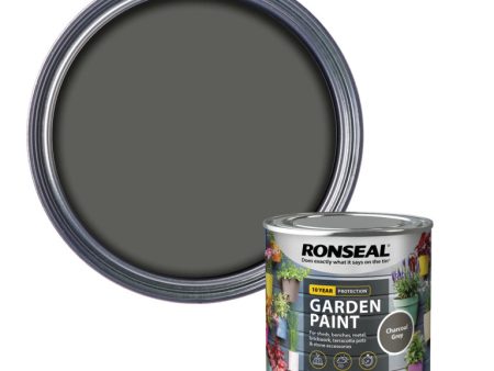 Ronseal Garden Paint - Charcoal Grey 250ml Online Sale