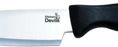 Kitchen Devils Lifestyle Cook s Knife, Black For Discount