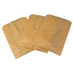 KL260 Kraft Waxed Sanitary Napkin Bag 7.5x3.5x10.25 , 500 Case | Denson CFE Fashion