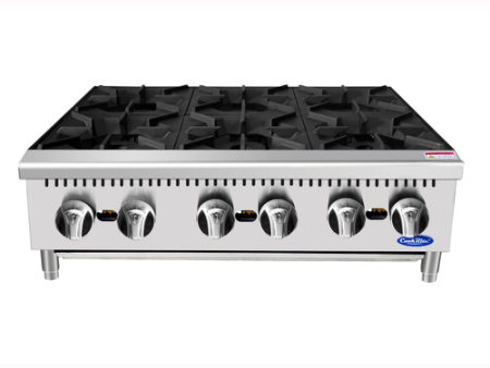 Atosa ACHP-6 Heavy Duty Six Burner Hot Plate, 36 Inches | Denson CFE Discount