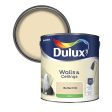 Dulux Silk Emulsion Paint For Walls And Ceilings - Buttermilk 2.5L For Sale