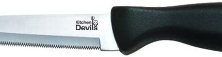 Kitchen Devils Lifestyle Kitchen Knife, Stainless Steel, Black Discount