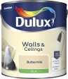 Dulux Silk Emulsion Paint For Walls And Ceilings - Buttermilk 2.5L For Sale