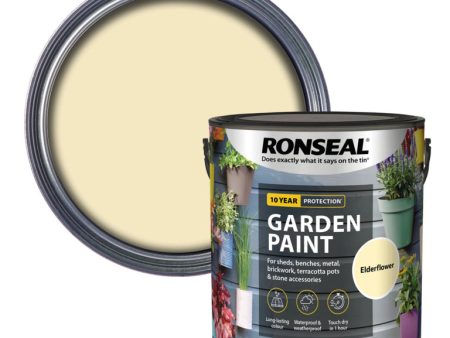 Ronseal Garden Paint - Elderflower 2.5L Hot on Sale