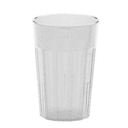 Cambro NT8401 Newport 8 oz Fluted Plastic Tumbler - Slate Blue | Denson CFE on Sale