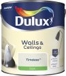 Dulux Silk Emulsion Paint For Walls And Ceilings - Timeless 2.5L Online