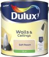 Dulux Silk Emulsion Paint For Walls And Ceilings - Soft Peach 2.5L Supply