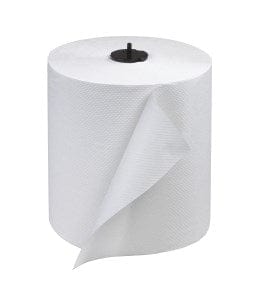 Tork 290089 Advanced Single-Ply Hand Roll Towel, White - Pack of 6 Rolls | Denson CFE Discount