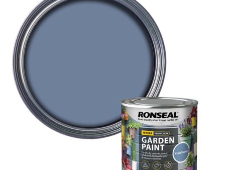 Ronseal Garden Paint - Cornflower 250ml on Sale