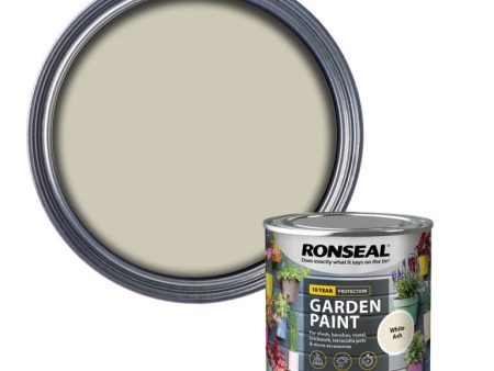 Ronseal Garden Paint - White Ash 250ml Online Hot Sale