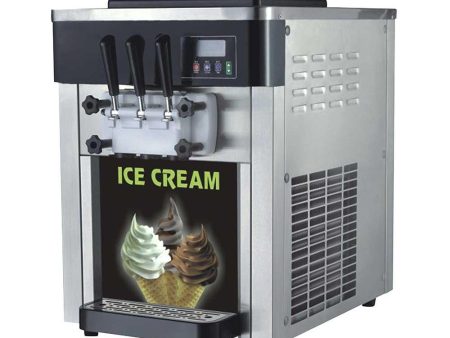 Maquina De Helado Suave De Mesa De 2 Sabores 1,800W 110V Migsa BQL-818BT Online Sale