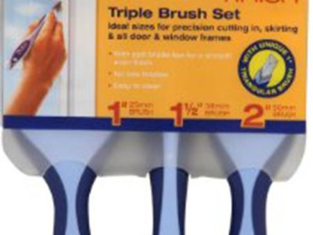 Dulux Perfect Finish Triple Brush Set Pack of 3 Online