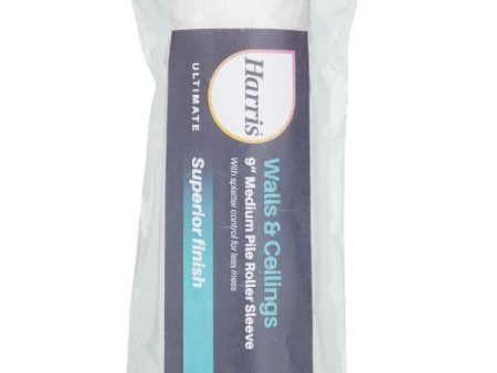 Harris Ultimate Walls & Ceilings Medium Pile Roller Sleeve 9in Online now