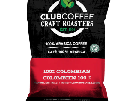 Club Coffee Craft Roasters 11CL104-100COL42X2 - Pouches - 100% Colombian (42x2oz) | Denson CFE Online