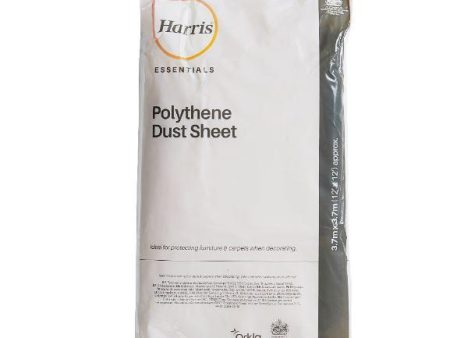 Harris Essentials Dust Sheet 3.7 m x 3.7m For Discount