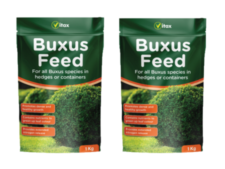 2 x Vitax Buxus, Hedges or Container Feed 1kg Pouch Online Sale