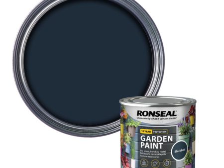 Ronseal Garden Paint - Blackbird 250ml Cheap