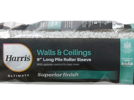 Harris Ultimate Walls & Ceilings Long Pile Roller Sleeve 9in Online Sale