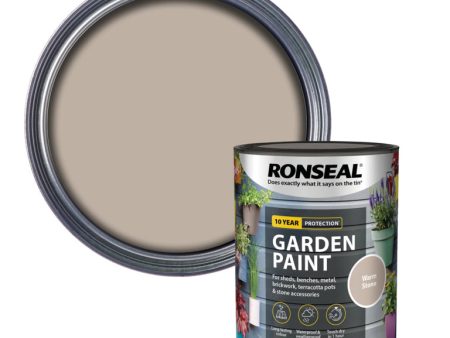 Ronseal Garden Paint - Warm Stone 750ml Sale