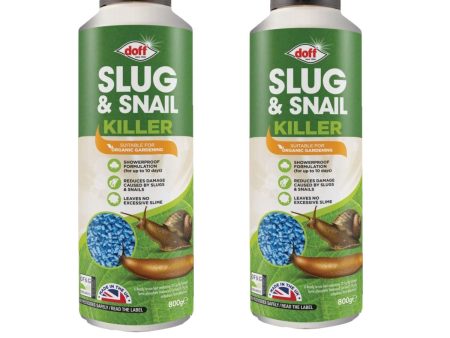 2 x Doff Slug & Snail Killer 800g For Discount