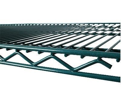 Johnson-Rose 21860 Wire Shelf 60 W x 18 D, 600 lb. Weight Capacity, Green Epoxy Finish | Denson CFE Discount