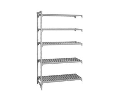 Cambro CSA54487480 Camshelving Premium Add-On Unit - 24x48x72, 5 Vented Shelves | Denson CFE Online Sale