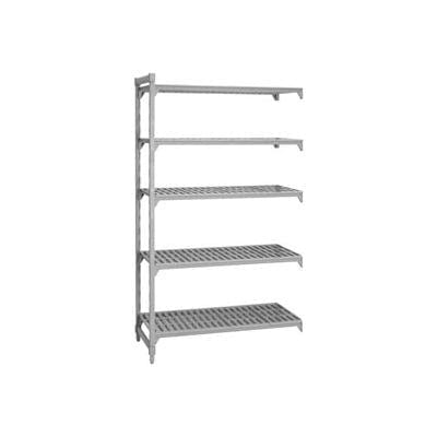 Cambro CSA54487480 Camshelving Premium Add-On Unit - 24x48x72, 5 Vented Shelves | Denson CFE Online Sale