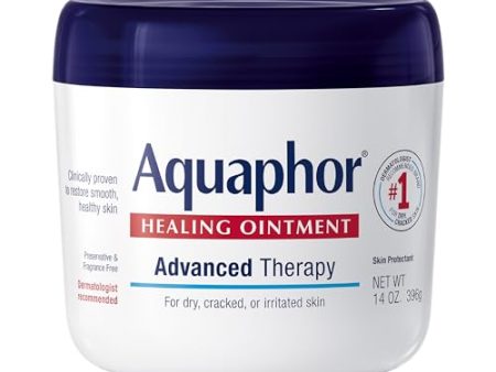 Aquaphor Healing Ointment, Advanced Therapy Skin Protectant, Dry Skin Body Moisturizer, Multi-Purpose Healing Ointment, For Dry, Cracked Skin & Minor Cuts & Burns, 14 Oz Jar Online Hot Sale