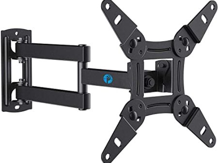 Full Motion TV Monitor Wall Mount Bracket Articulating Arms Swivel Tilt Extension Rotation for Most 13-42 Inch LED LCD Flat Curved Screen TVs & Monitors, Max VESA 200x200mm up to 44lbs by Pipishell For Discount