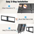 Mounting Dream UL Listed TV Mount for Most 37-75 Inch TV, Universal Tilt TV Wall Mount Fit 16 , 18 , 24  Stud with Loading Capacity 132lbs, Max Vesa 600 x 400mm, Low Profile Flat Wall Mount Bracket on Sale